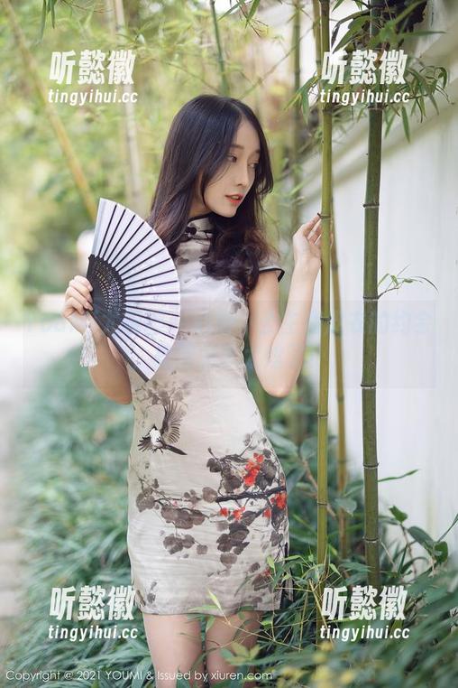 YouMi尤蜜荟 - 心妍小公主和皮衣的约会，美图分享太炫了！