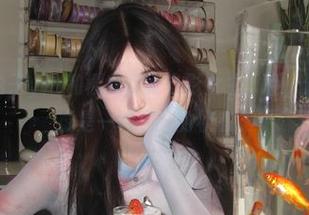 原图里的怡子yiii和樱花堪比电影女主，哦，没错，这心虚是一种很美的状态。